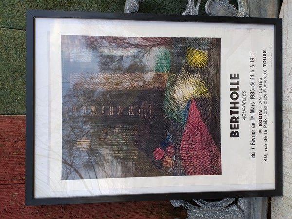 AFFICHE Exposition Bertholle Aquarelles Tours
40 Loches (37)