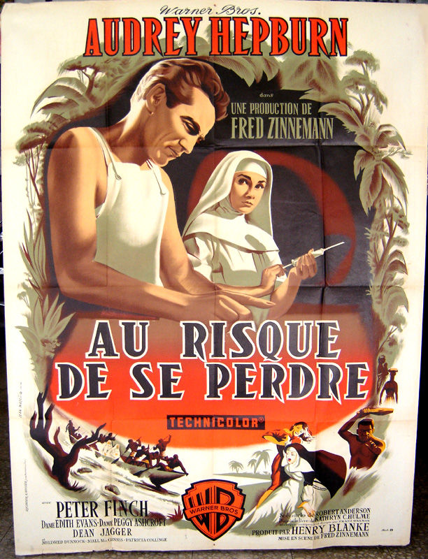 Affiche fran�aise de 1959 du film  Au risque de se perdre  120 Antrain (35)