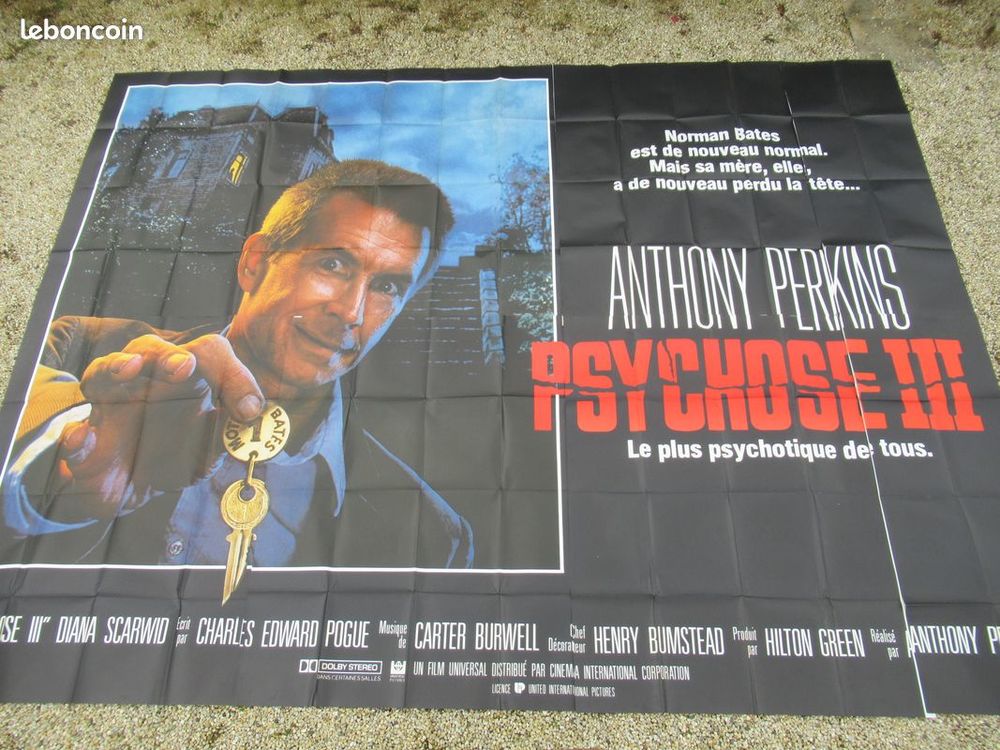 Affiche g�antes de cin�ma 300x400 cm film PSYCHOSE 3 80 Curtafond (01)