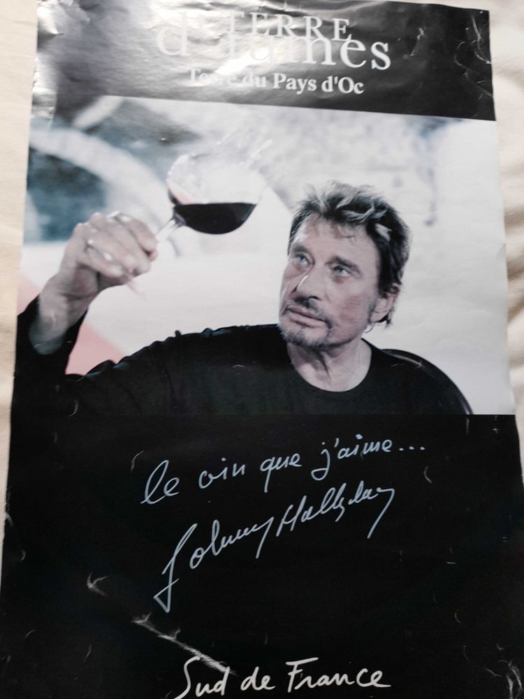 affiche Johnny  Hallyday 40 La Farl�de (83)