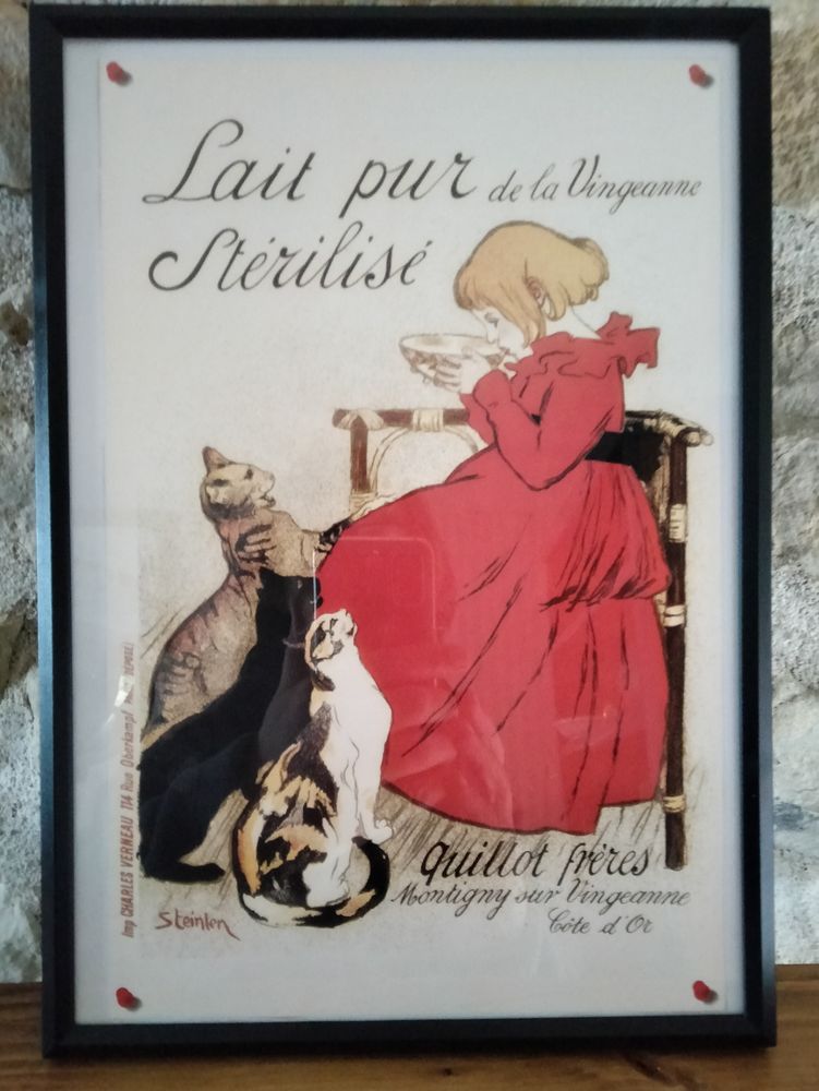 Affiche lait Quillot fr�res. 10 Vierzon (18)