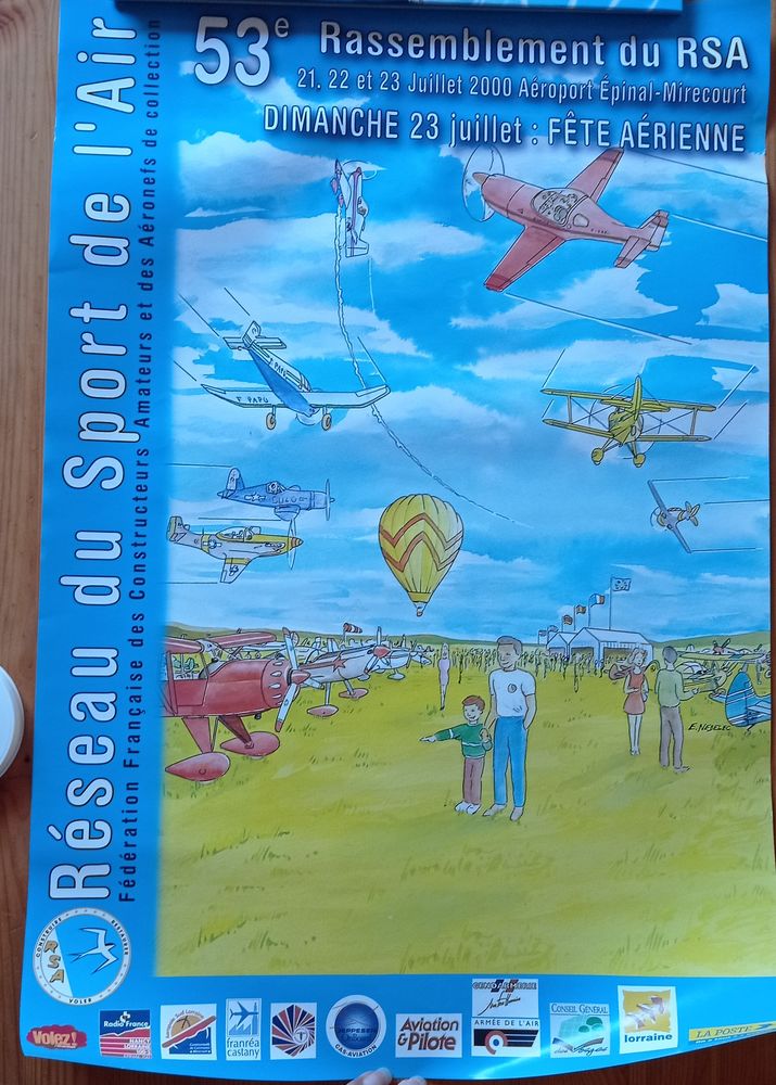 Affiche RSA 53 �me meeting 2000 10 La Fert�-Alais (91)