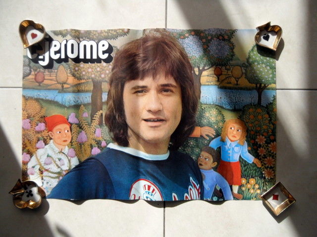 AFFICHE ORIGINALE DU CHANTEUR C.JEROME  1973 10 Vannes (56)