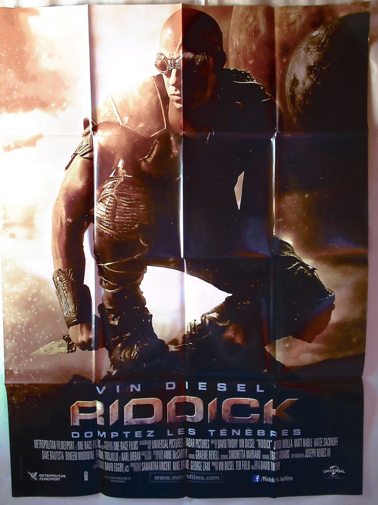 Affiche originale de cin�ma120x160cm - Riddick 14 Curtafond (01)