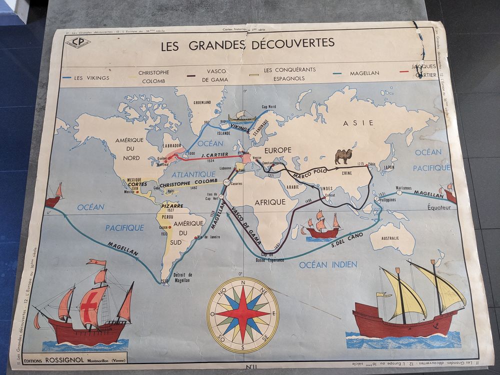 affiche p�dagogique rossignol montmorillon les grandes d�cou 25 Marseille 13 (13)