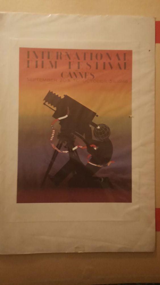 Affiche rare du festival de Cannes 80 Villepreux (78)