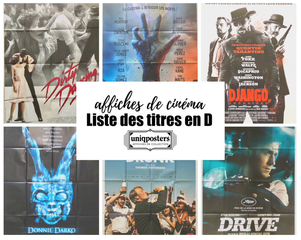 Affiches originales de cin�ma : Films en D (partie 2) 0 Montpellier (34)