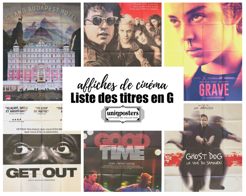 Affiches originales de cin�ma : Films en G (partie 2) 0 Montpellier (34)