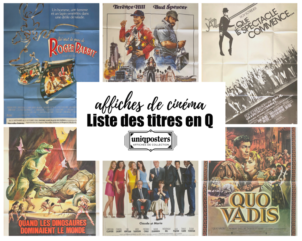 Affiches originales de cin�ma : Films en Q 0 Montpellier (34)