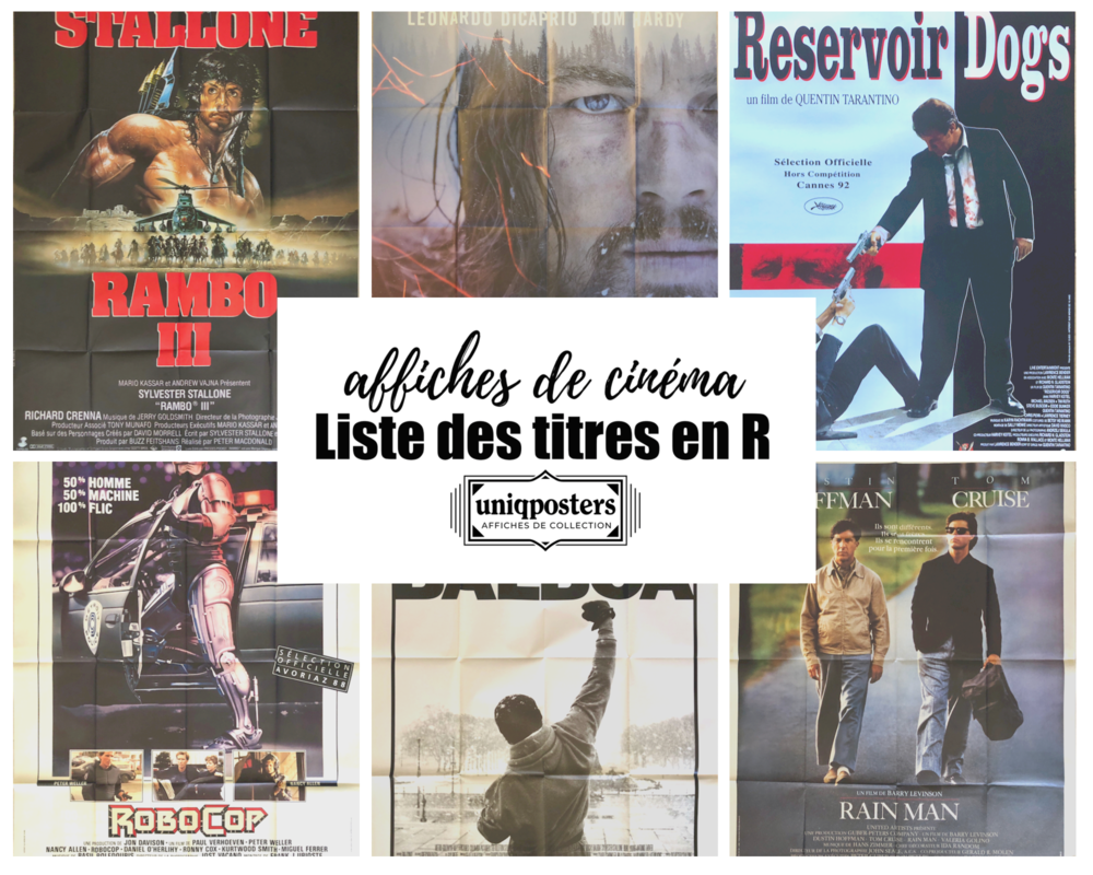 Affiches originales de cin�ma : Films en R (partie 2) 0 Montpellier (34)