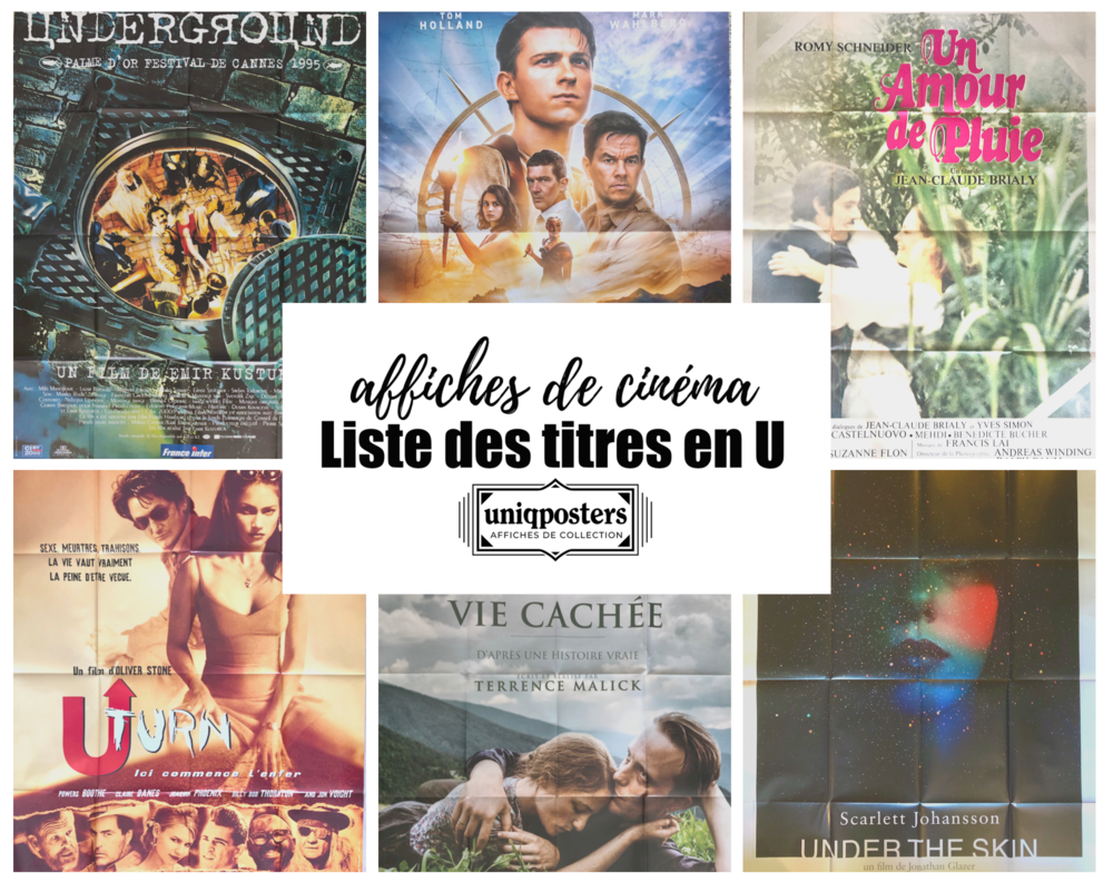 Affiches originales de cin�ma : Films en U 0 Montpellier (34)