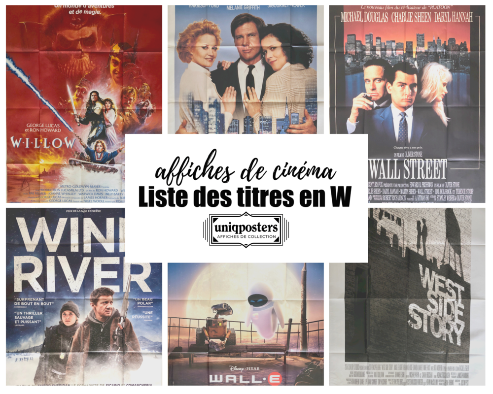 Affiches originales de cin�ma : Films en W 0 Montpellier (34)