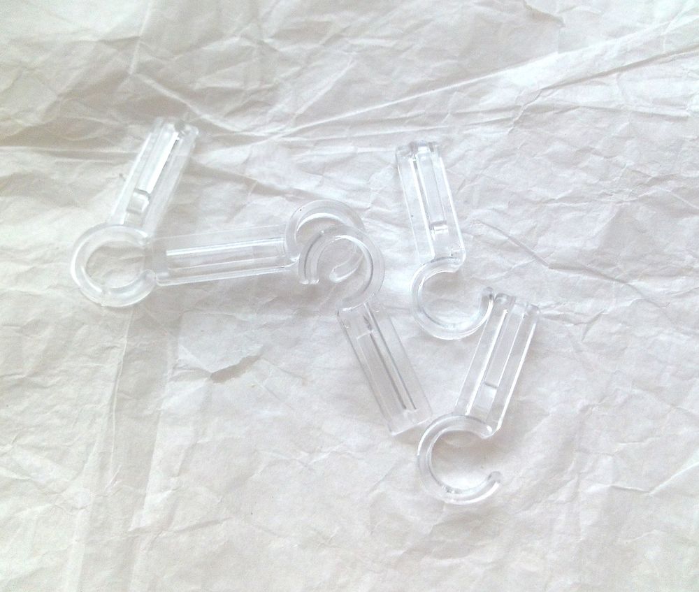 Lot de 21 agrafes transparentes pour rideau, �tat neuf 3.5 Villeurbanne (69)