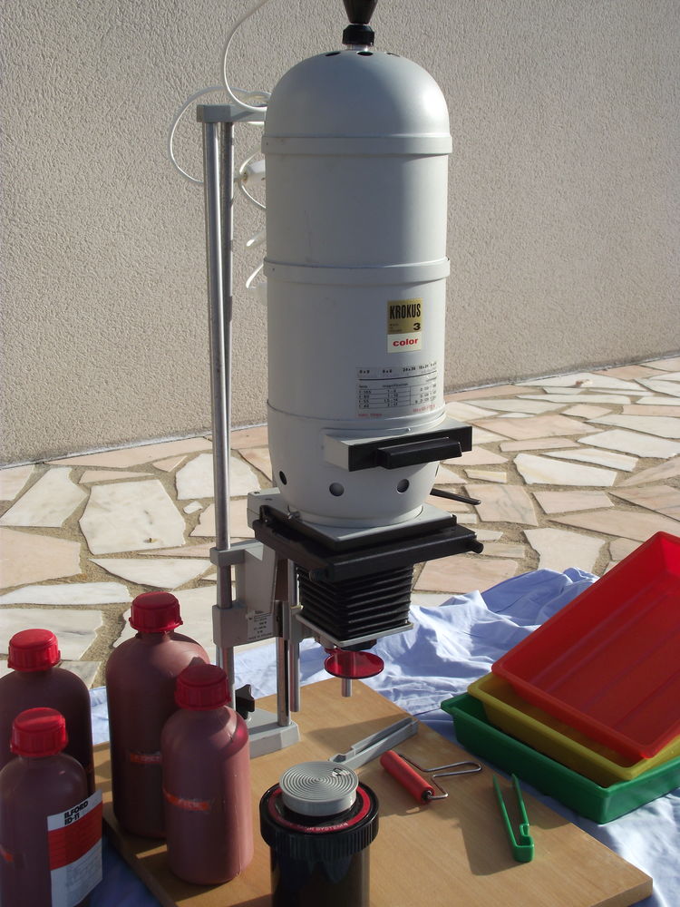 Agrandisseur photo KROKUS 3 COLOR et mat�riel labo photo 150 Ballan-Mir� (37)