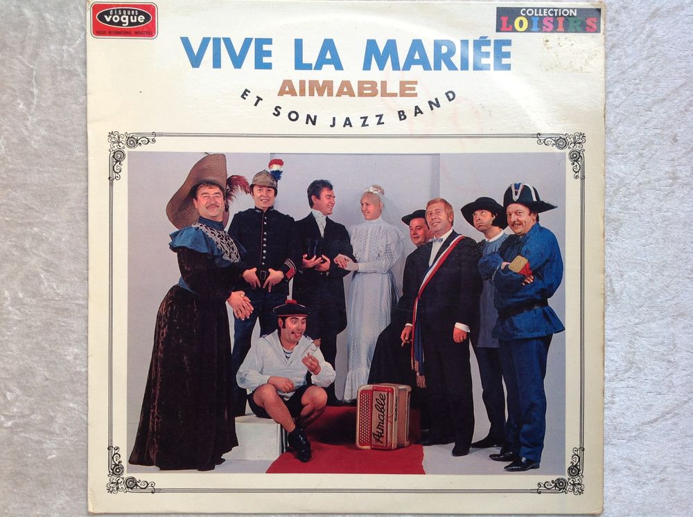 AIMABLE ET SON JAZZ BAND 33 TOURS VIVE LA MARI�E Envoi Possi 3 Tr�gunc (29)