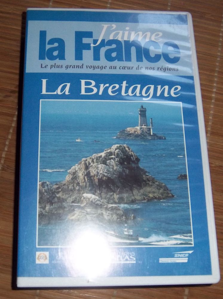 Vhs j'aime la France �ditions Atlas la Bretagne 1 Colombier-Fontaine (25)