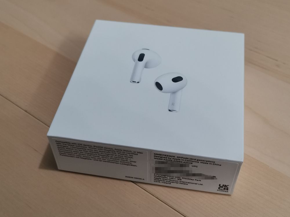 Airpods 3 (emballage intact) 159 Colombes (92)