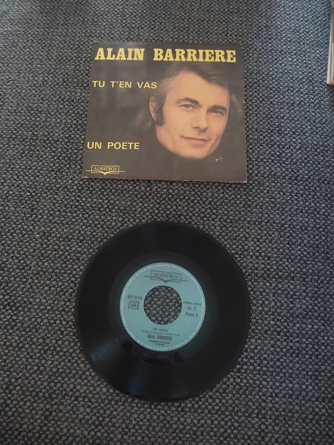 M (110) - Alain Barriere / Noelle Cordier - Tu t'en vas 2 Paris 13 (75)