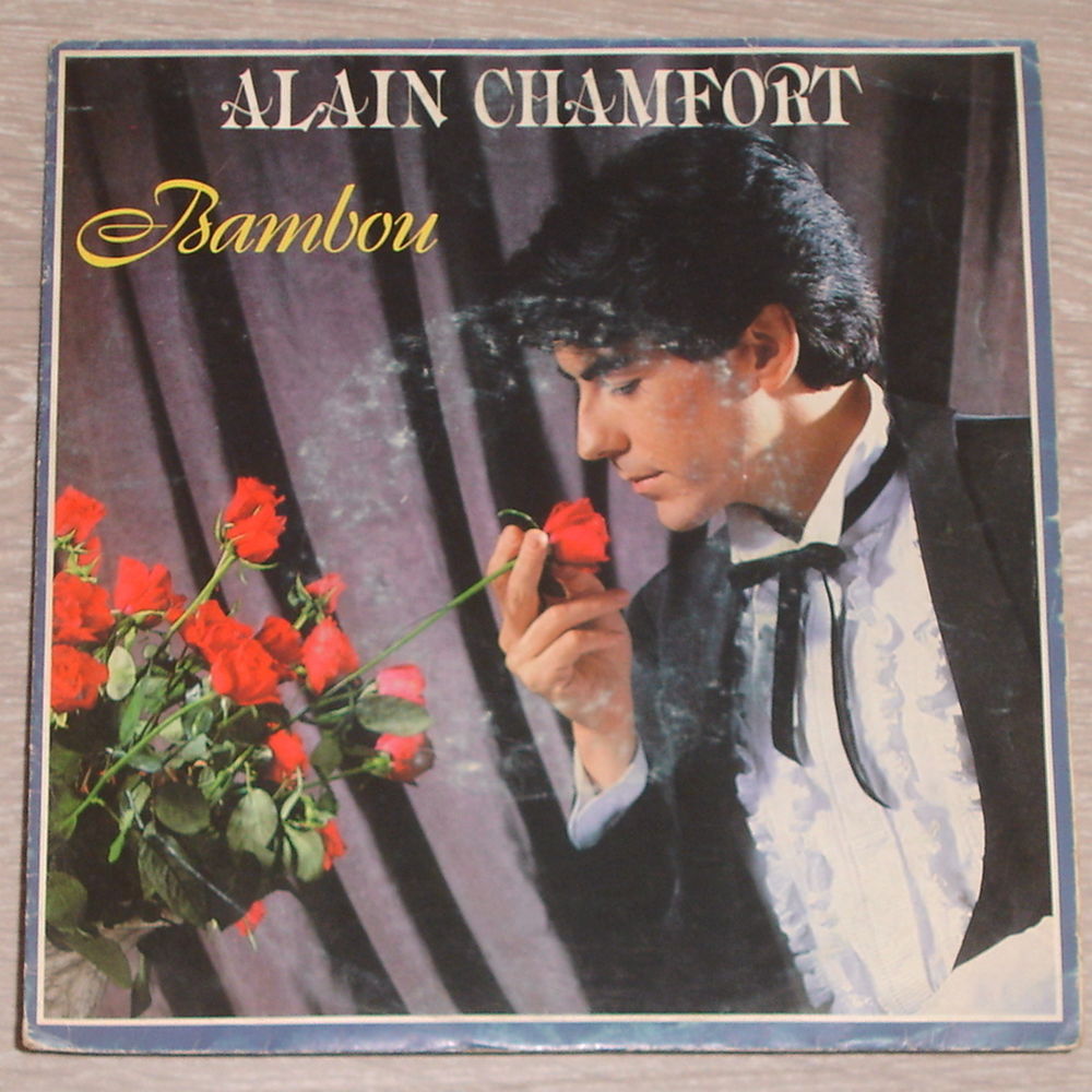 ALAIN CHAMFORT -45t GAINSBOURG - BAMBOU / POUP�E - Holl.1981 3 Roncq (59)