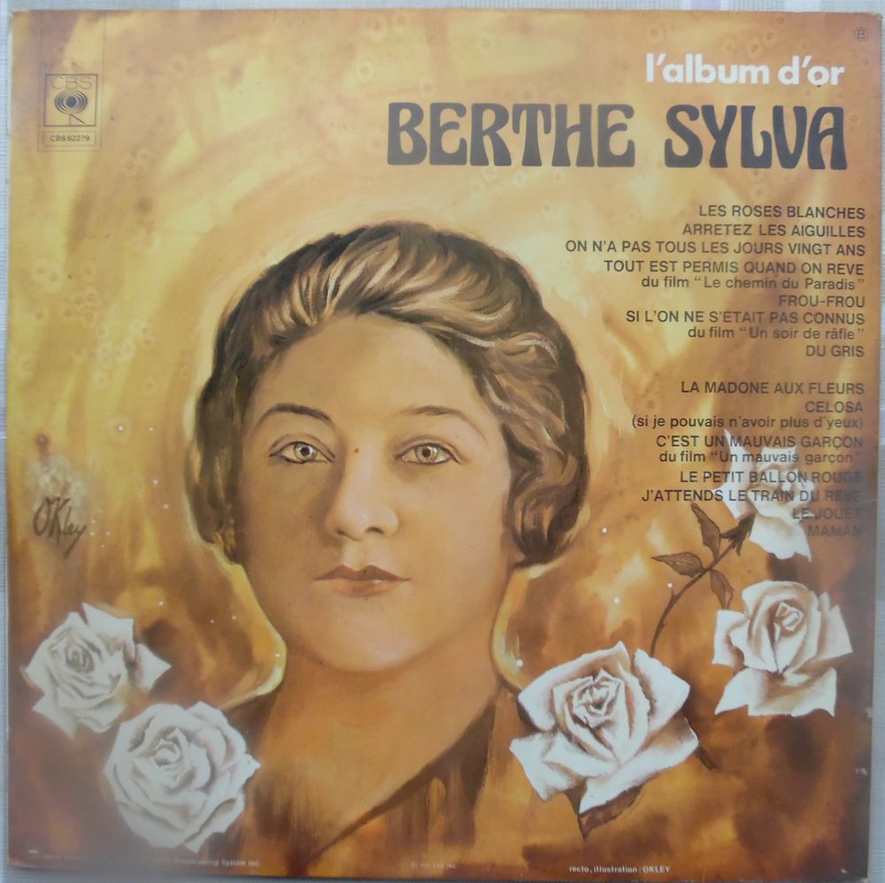 L'album d'or de Berthe Sylva 33 tours CBS en très bon état  15 Castries (34)