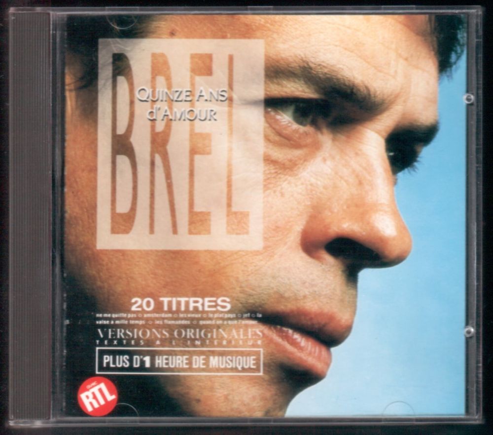 Album CD : Brel - Quinze ans d'amour. 3 Tartas (40)