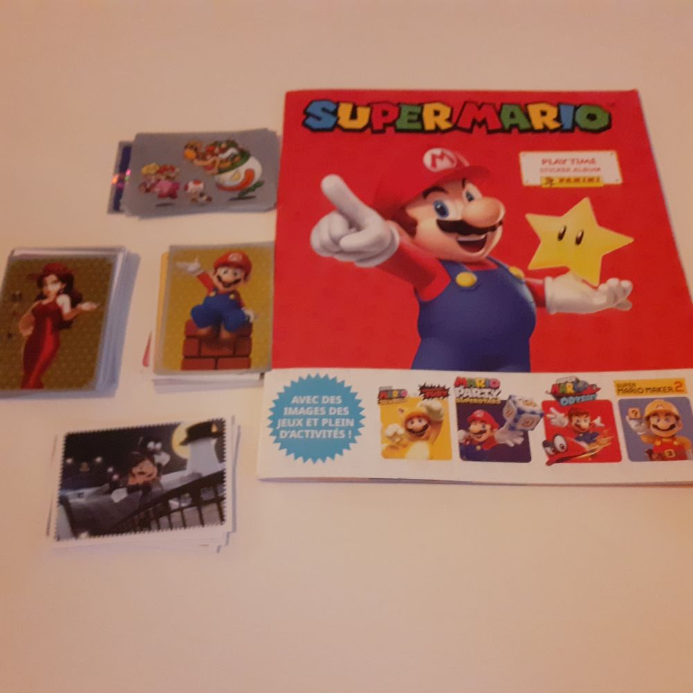 Album complet a coller Panini  Super Mario: Play Time  12 Bo�n (42)