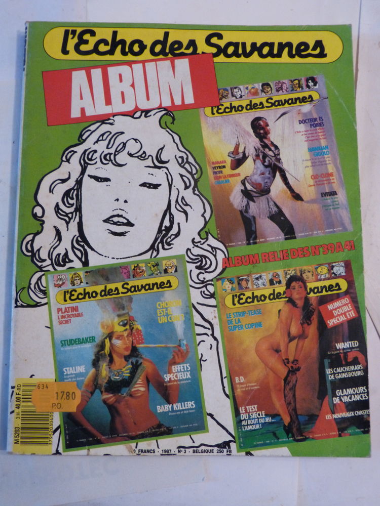 ALBUM ECHO DES SAVANES DE 1986 bande dessin�e 6 Brest (29)