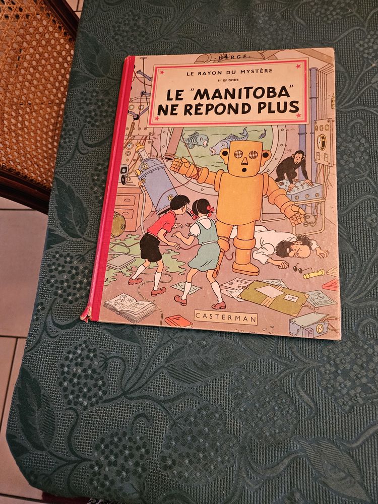 ALBUM  BD  D'HERGE  LE MANITOBA NE REPOND PLUS 50 Ch�teauroux (36)