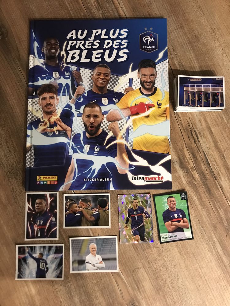 Album panini �� Au plus pr�s des bleus �� + 96 images sans double 25 Saleilles (66)
