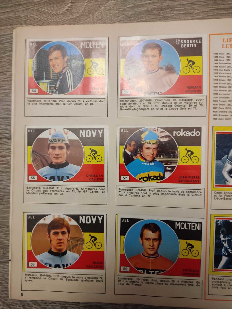 album panini sprint 1973 150 Dax (40)