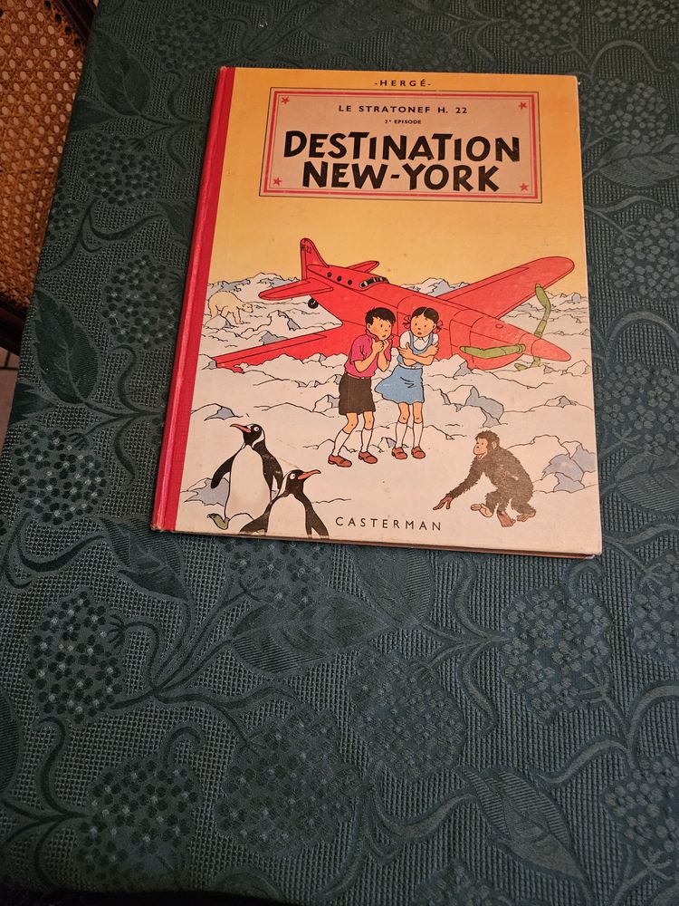 ALBUM  BD  TINTIN D'HERGE  DESTINATION  NEW-YORK 60 Ch�teauroux (36)