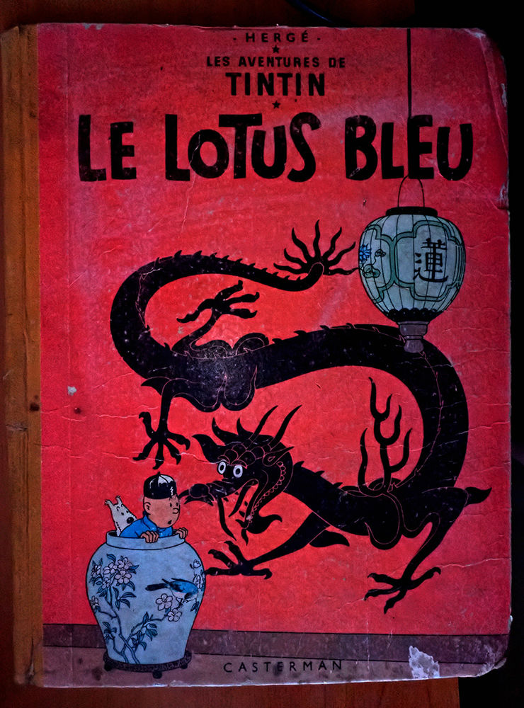 Album  TINTIN ET LE LOTUS BLEU  0 Narbonne (11)