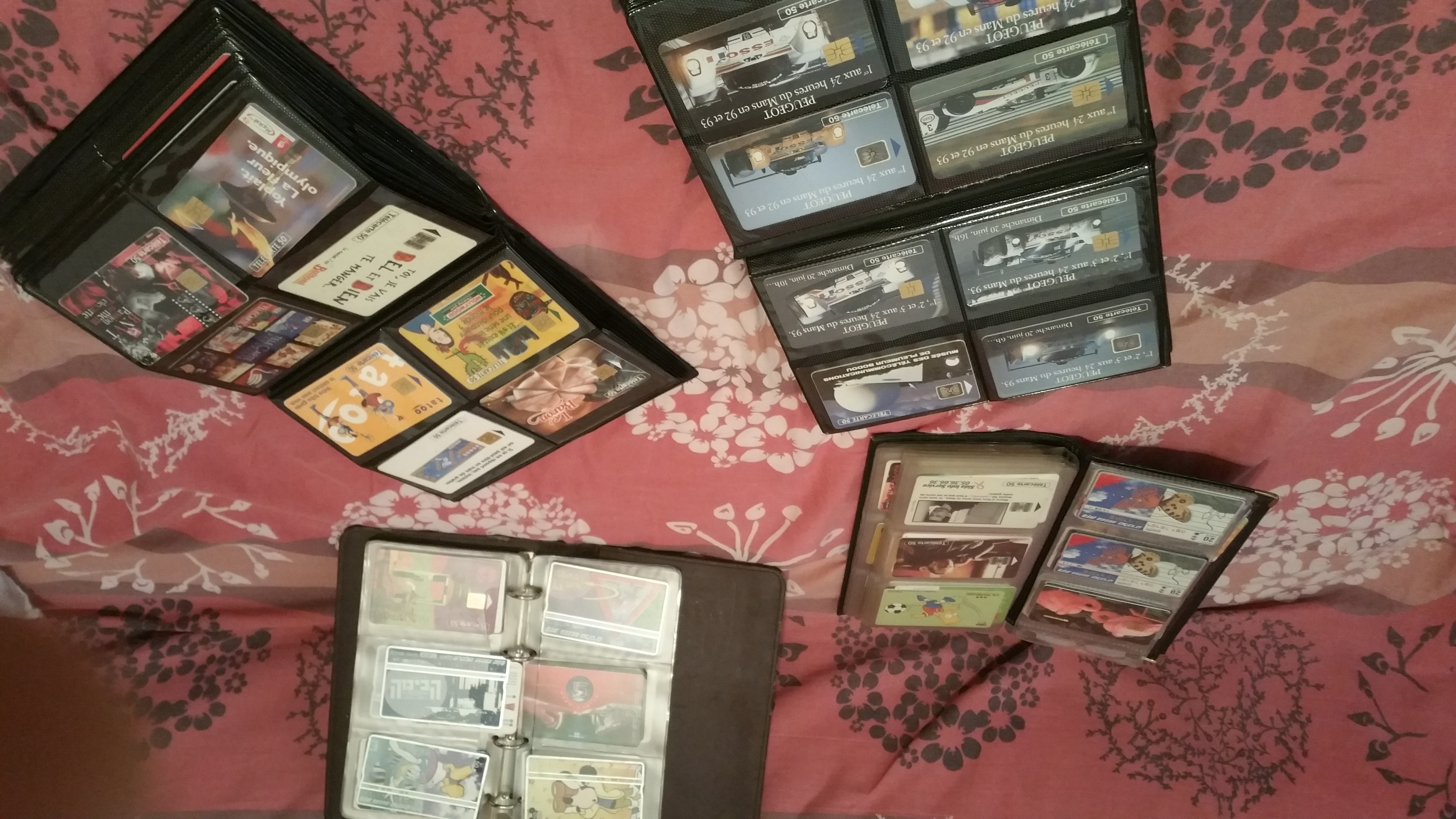 4 albums cartes telephone 0 Nice (06)