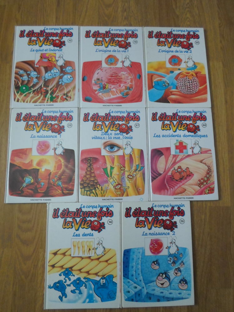 lot de 8 albums , il �tait une fois la vie . 24 Goincourt (60)