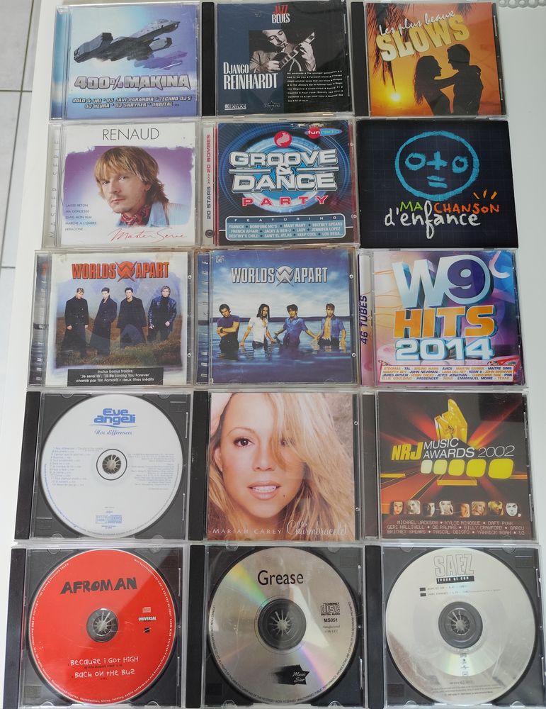 Lot de cd albums et cd singles 0 Niort (79)