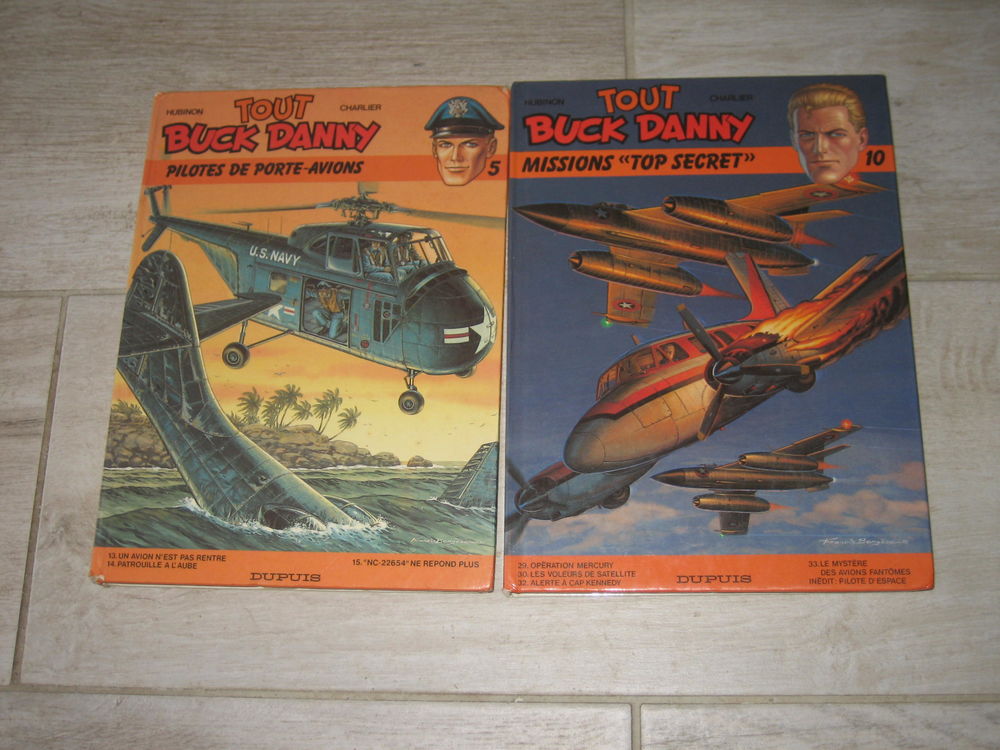 lot 2 albums bd TOUT BUCK DANNY int�grale 5+10 dupuis 15 C�zy (89)