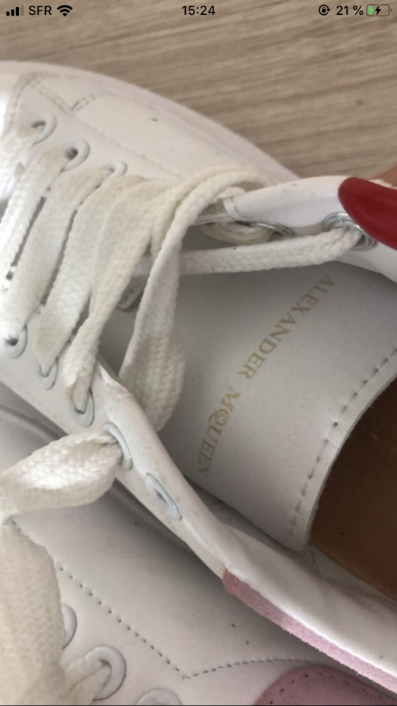 basket alexander mcqueen fausse