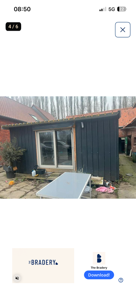 Algeco am�nag� 2500 Comines (59)