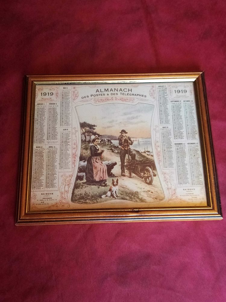 Almanach 1919 des postes et des t�l�graphes 15 Avermes (03)