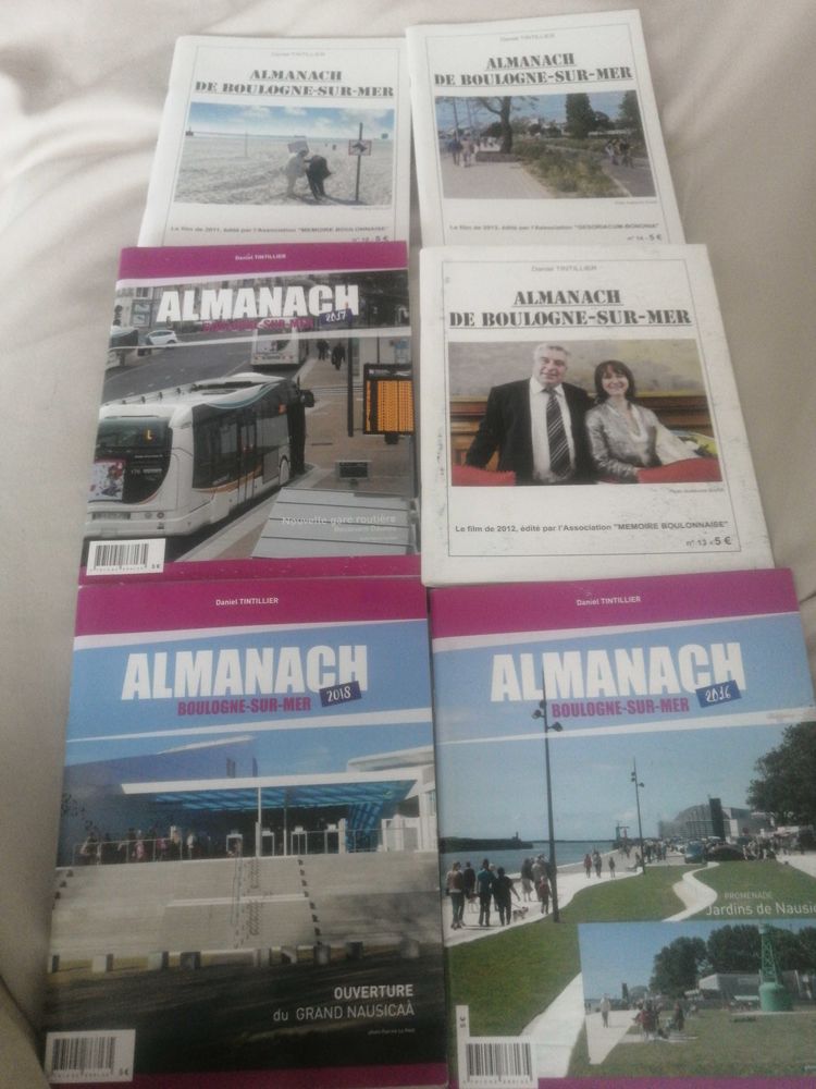 lot d almanach boulogne sur mer 12 Boulogne-sur-Mer (62)