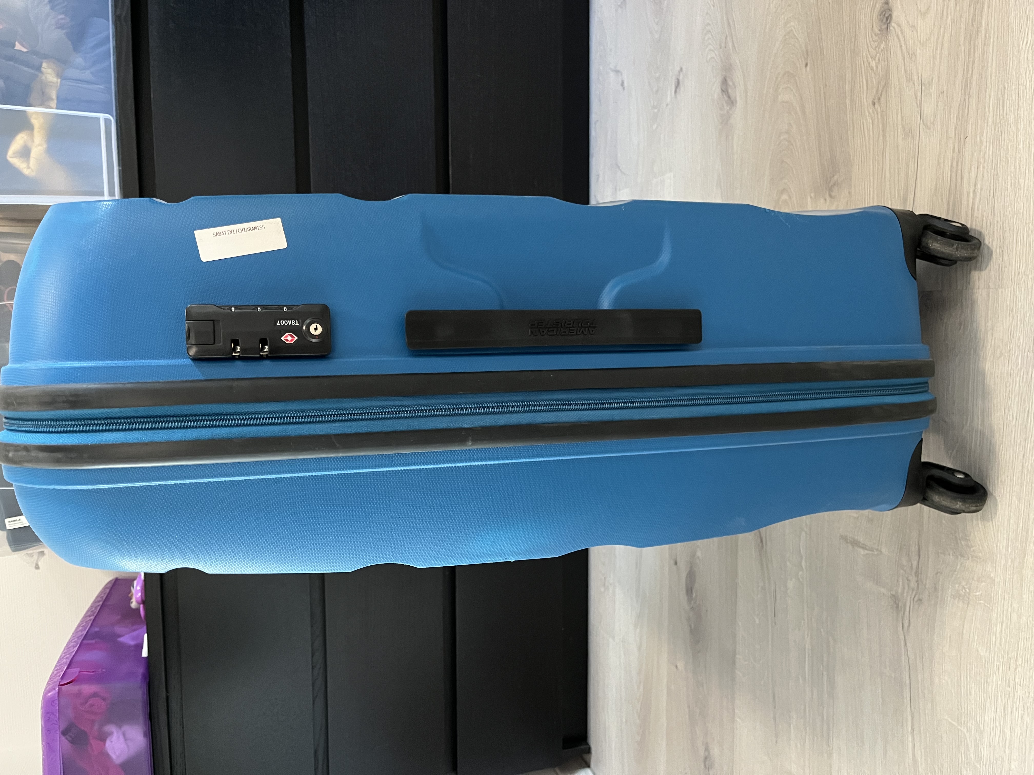 American Tourister Bon Air Spinner Valise 75cm 91L Blue 90 Cr�vec�ur-en-Auge (14)