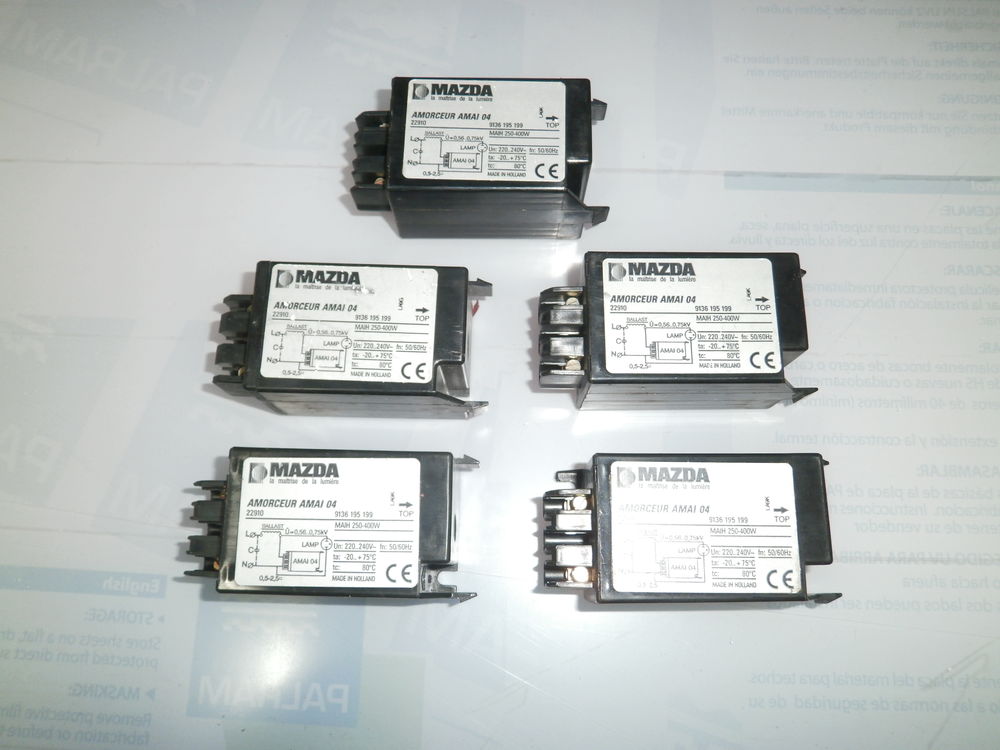 amorceur mazda pour lampe industriel 50 Montacher-Villegardin (89)