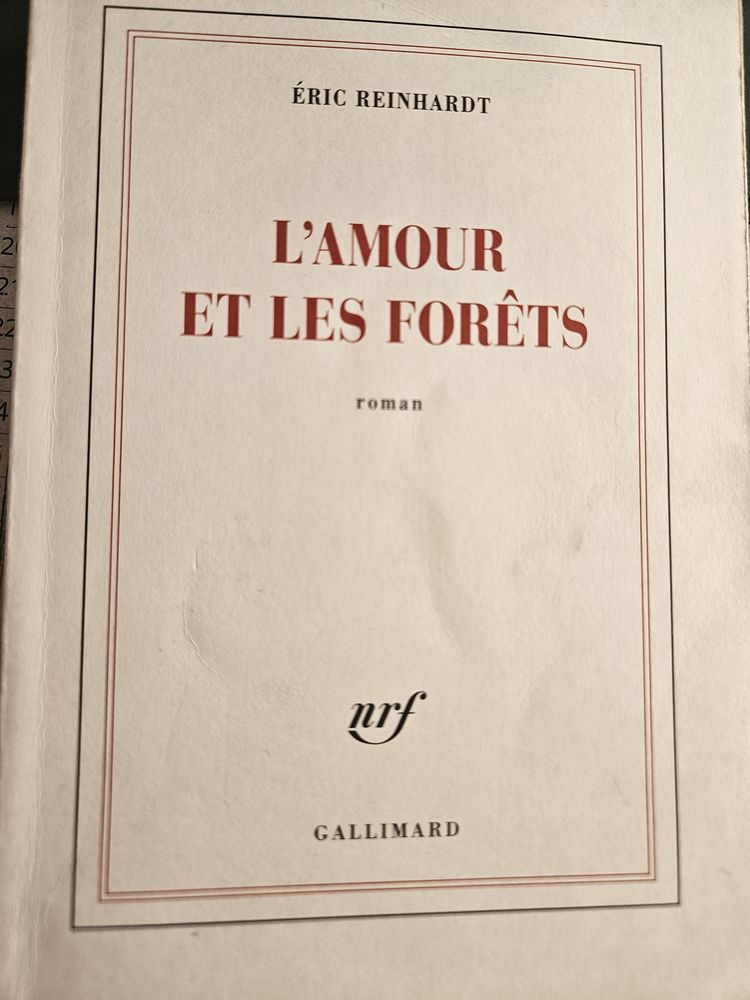 L AMOUR ET LES FORETS ERIC REINHARDT 8 Passy (74)