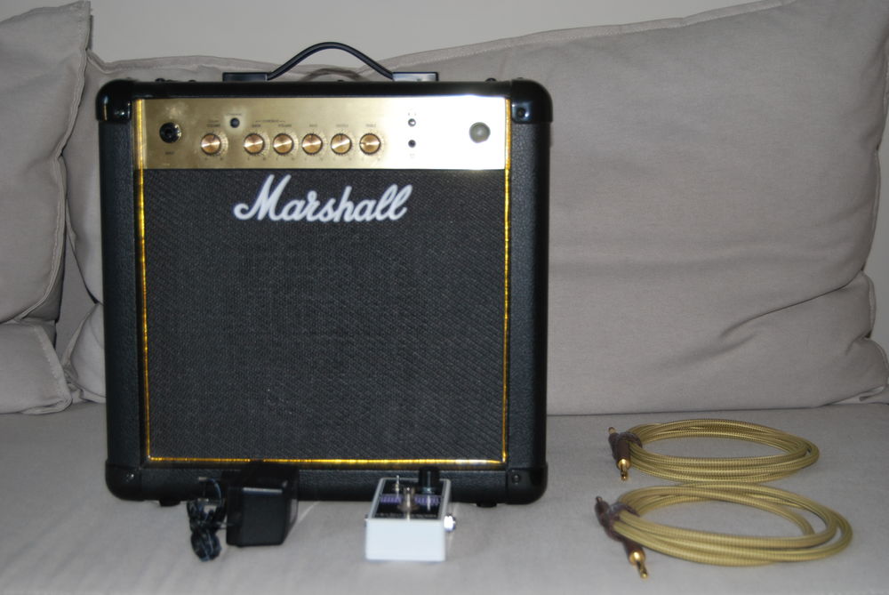 ampli guitare �lectrique + p�dale r�verb�ration + c�bles 220 Conches-en-Ouche (27)