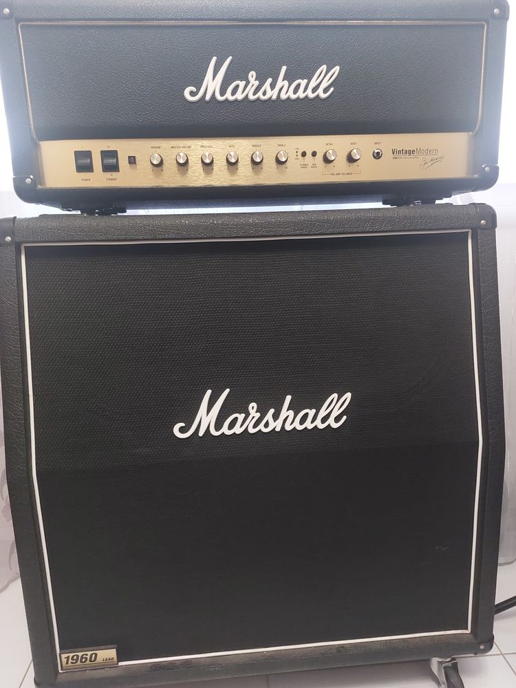 Ampli marshall lampe vintage modern + baffle 4hp 990 Miramas (13)