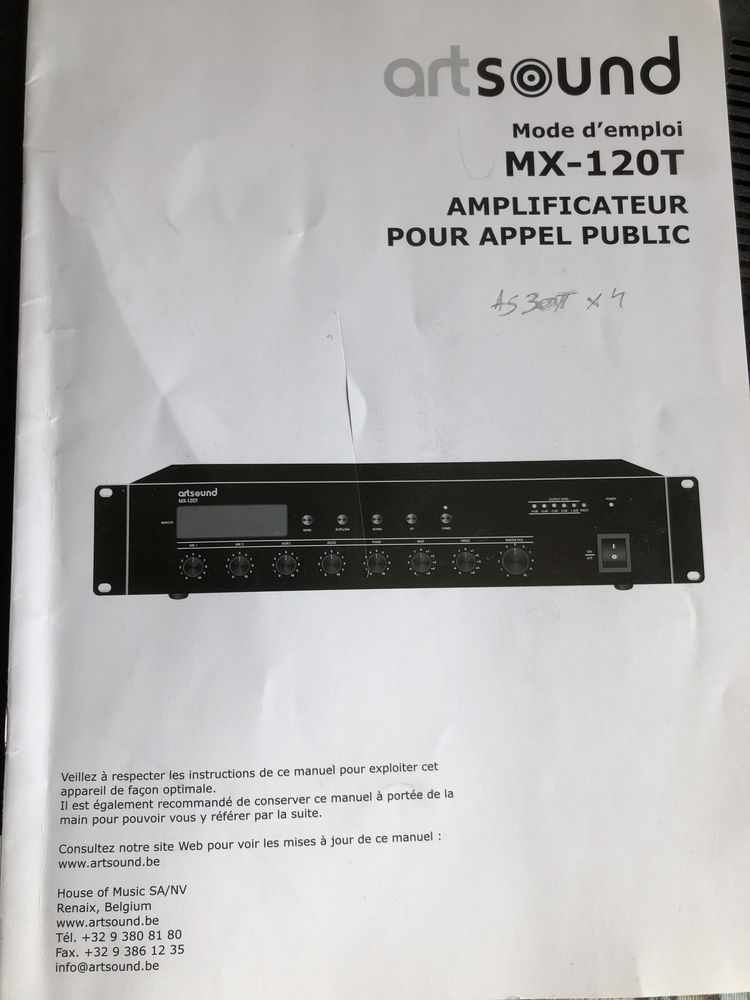 Ampli m�langeur 250 Saint-Pierre-des-Corps (37)