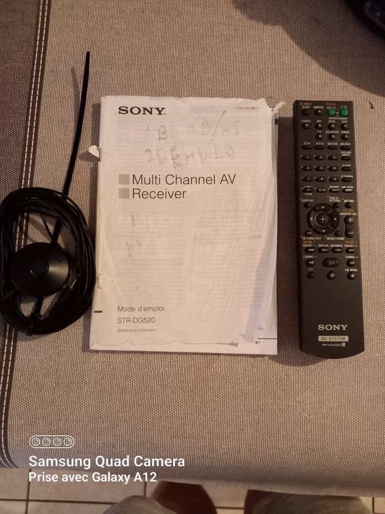 ampli sony dolby prologie  5.1  STR - DG520 .5 ENCEINTES ET 1 CAISON DE BASS 180 Jonzac (17)