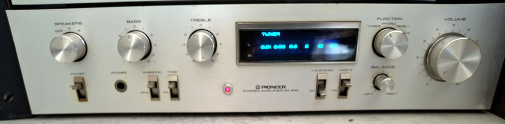 AMPLI VINTAGE PIONEER SA 610 + CADEAU TUNER PIONEER � BAFLES 120 Nice (06)