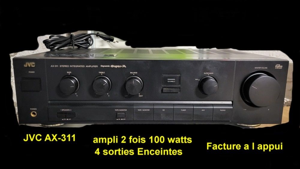 Ampli 100 watts efficace 300 Erquery (60)