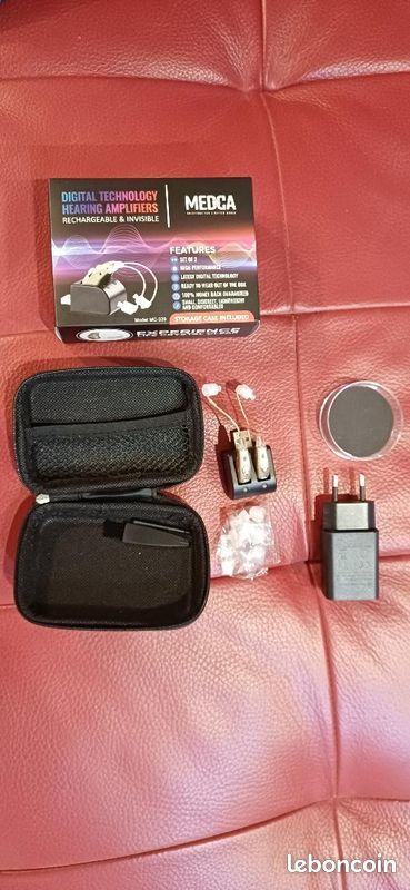 amplificateur d oreilles MEDCA neuf 
rechargeable 
servi 1 h 40 La Seyne-sur-Mer (83)